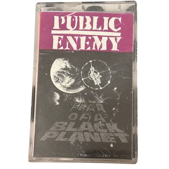 Public Enemy Fear of a Black Planet Cassette Def Jam 1989 reprinted j-card rare - Picture 1 of 4